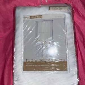 Room Essentials White Window Panels